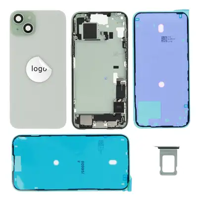 Klapka baterii (Pulled A) incl. small parts - Zielona; do iPhone 15 Plus