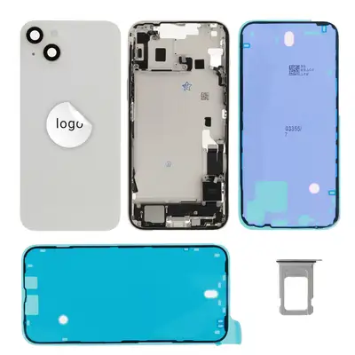 Klapka baterii (Pulled B) incl. small parts - Biała; do iPhone 14 Plus