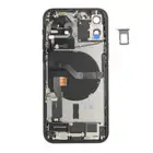 Klapka baterii (Pulled B) incl. small parts - Czarna; do iPhone 12