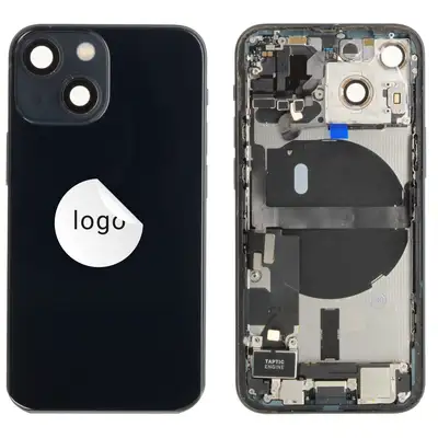 Klapka baterii (Pulled B) incl. small parts - Czarna; do iPhone 13 mini