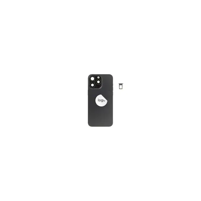 Klapka baterii (Pulled B) incl. small parts - Czarna; do iPhone 15 Pro Max