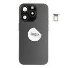 Klapka baterii (Pulled C) incl. small parts - Czarna; do iPhone 15 Pro