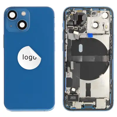 Klapka baterii (Pulled C) incl. small parts - Niebieska; do iPhone 13 mini