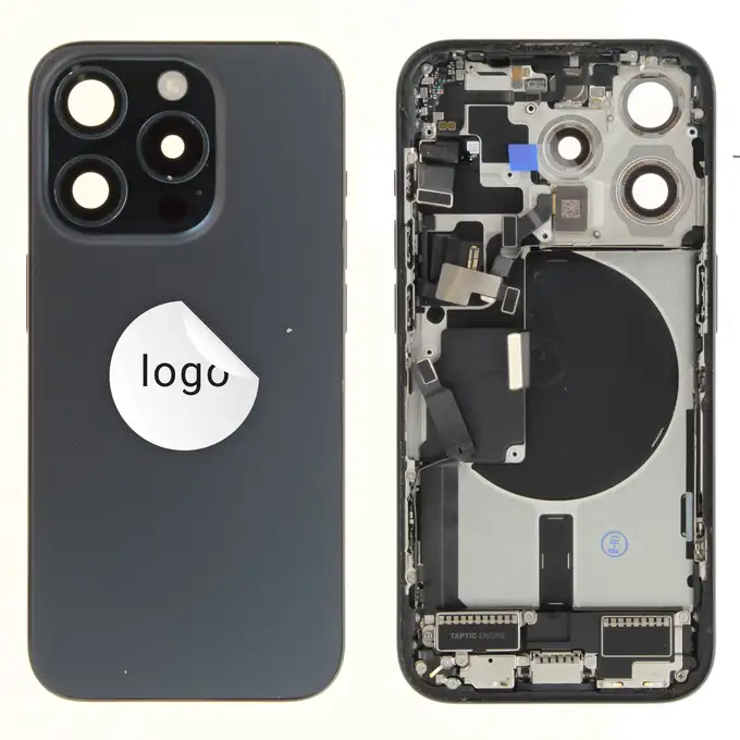 Klapka baterii (Pulled C) incl. small parts - Niebieska; do iPhone 15 Pro