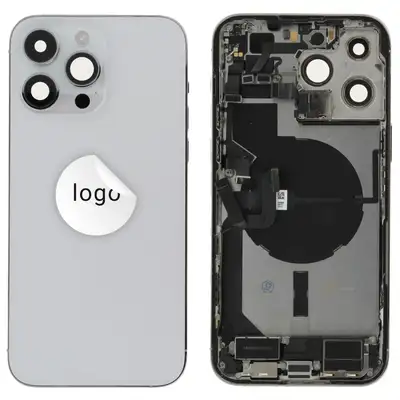 Klapka baterii (Pulled C) incl. small parts - Srebrna; do iPhone 14 Pro Max