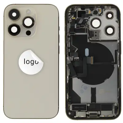Klapka baterii (Pulled C) incl. small parts - Złota; do iPhone 14 Pro