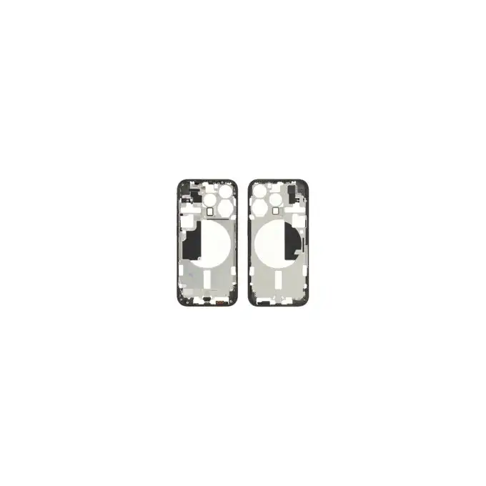 Klapka baterii (excl. Logo) - Czarna ; do iPhone 15 Pro