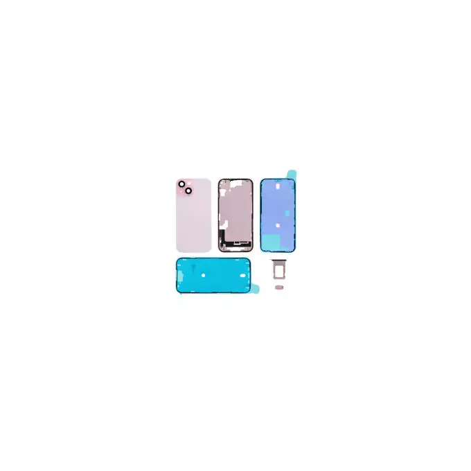 Klapka baterii kit (excl. Logo) - Różowa; do iPhone 15