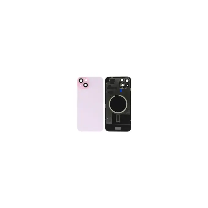 Klapka baterii kit (excl. Logo) - Różowa; do iPhone 15 Plus