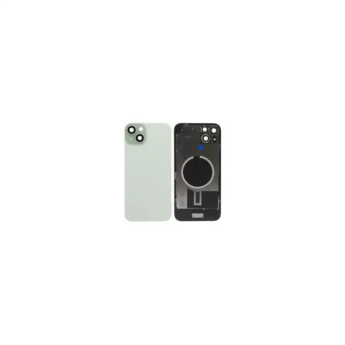 Klapka baterii kit (excl. Logo) - Zielona; do iPhone 15 Plus