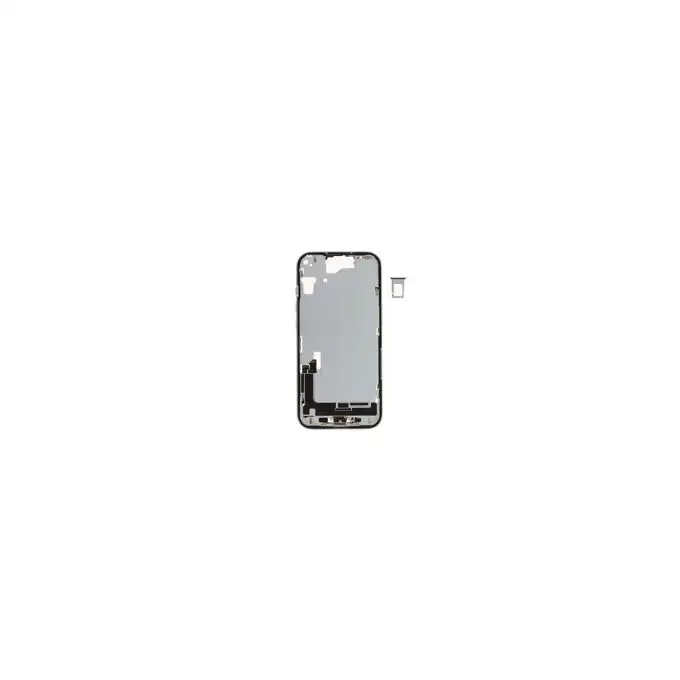 Korpus środkowy (Pulled A) incl. small parts - Niebieski; do iPhone 15