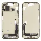 Korpus środkowy (Pulled A) incl. small parts - Żółty; do iPhone 15 Plus