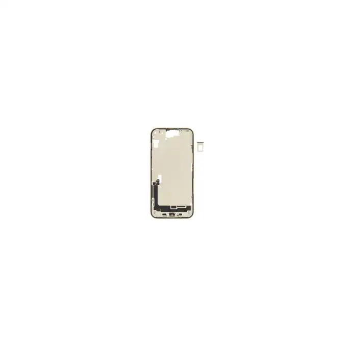 Korpus środkowy (Pulled A) incl. small parts - Żółty; do iPhone 15 Plus