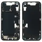 Korpus środkowy (Pulled C) incl. small parts - Czarny; do iPhone 14