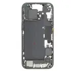Korpus środkowy (Pulled C) incl. small parts - Czarny; do iPhone 15