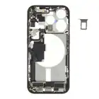 Korpus środkowy (Pulled C) incl. small parts - Czarny; do iPhone 15 Pro