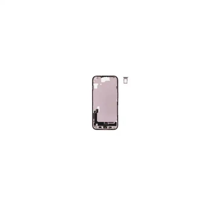 Korpus środkowy (Pulled C) incl. small parts - Różowy; do iPhone 15