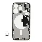 Korpus środkowy (Pulled C) incl. small parts - Szary; do iPhone 15 Pro