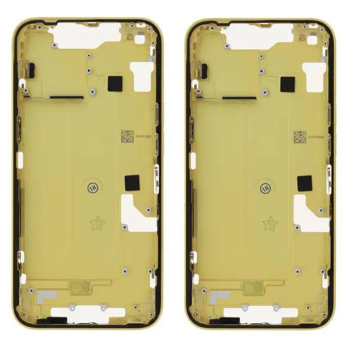 Korpus środkowy (Pulled) - Żółty; do iPhone 14