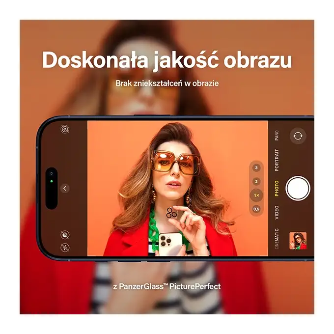 PanzerGlass Picture Perfect iPhone 15 Pro 6.1&quot; / 15 Pro Max 6.7&quot; czarny/black 1137 camera lens