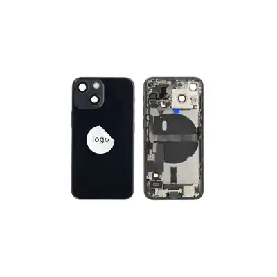Klapka baterii (Pulled A) incl. small parts - Czarna; do iPhone 13 mini