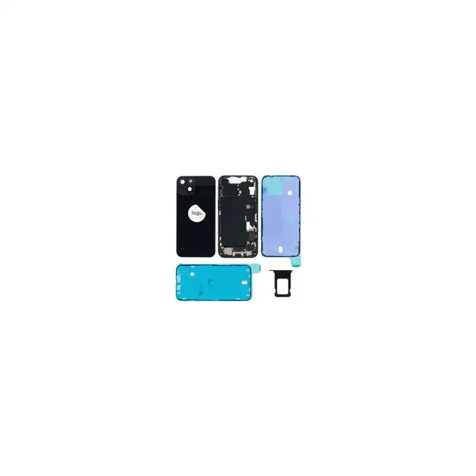 Klapka baterii (Pulled A) incl. small parts - Czarna; do iPhone 14