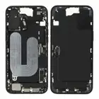 Klapka baterii (Pulled A) incl. small parts - Czarna; do iPhone 16 Plus