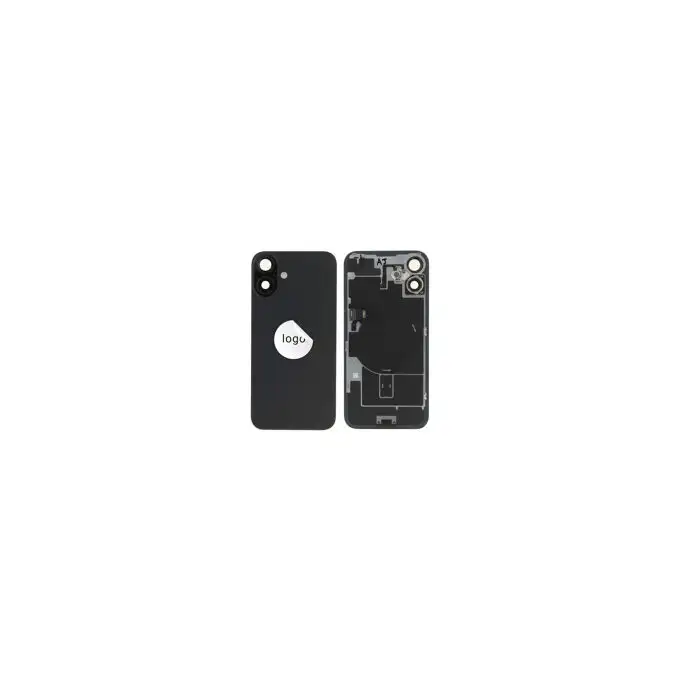 Klapka baterii (Pulled A) incl. small parts - Czarna; do iPhone 16 Plus
