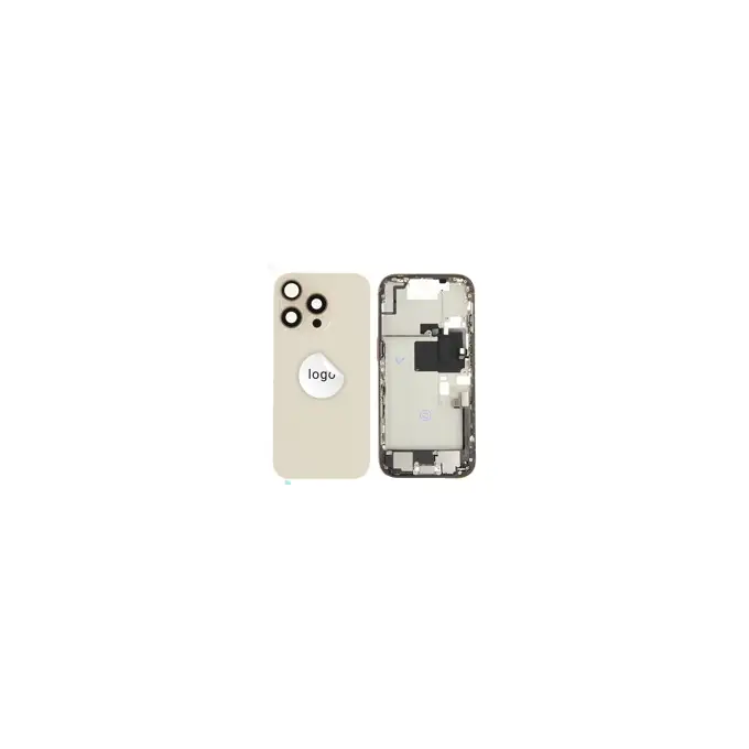 Klapka baterii (Pulled A) incl. small parts - Kremowa; do iPhone 16 Pro