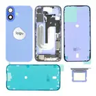 Klapka baterii (Pulled A) incl. small parts - Niebieska; do iPhone 16