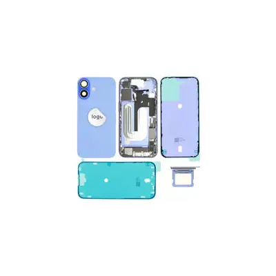 Klapka baterii (Pulled A) incl. small parts - Niebieska; do iPhone 16