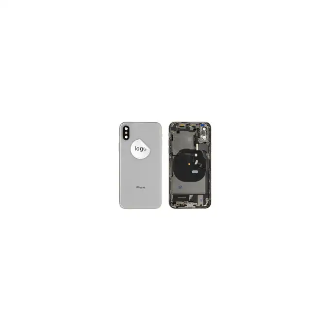 Klapka baterii (Pulled A) incl. small parts - Srebrna; do iPhone XS