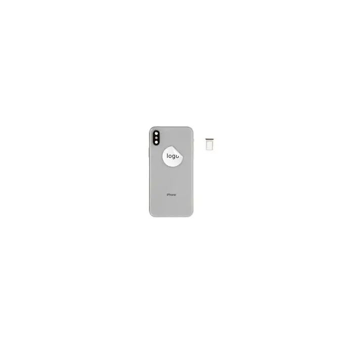 Klapka baterii (Pulled A) incl. small parts - Srebrna; do iPhone XS