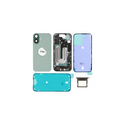 Klapka baterii (Pulled A) incl. small parts - Zielona; do iPhone 16