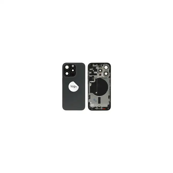 Klapka baterii (Pulled) - Czarna; do iPhone 15 Pro