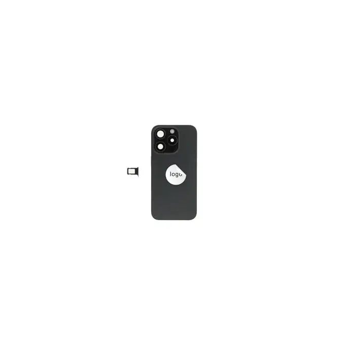 Klapka baterii (Pulled) - Czarna; do iPhone 15 Pro