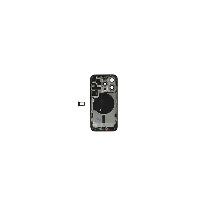 Klapka baterii (Pulled) - Czarna; do iPhone 15 Pro