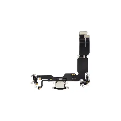 Taśma ze złączem ładowania do iPhone 15 Plus - czarna