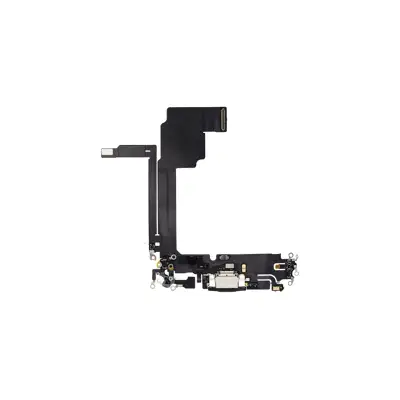 Taśma ze złączem ładowania do iPhone 15 Pro Max - czarna