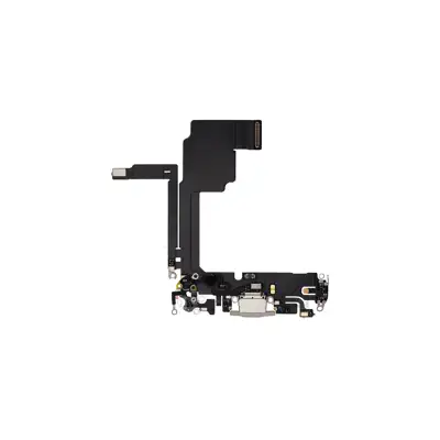 Taśma ze złączem ładowania do iPhone 15 Pro - White Titanium