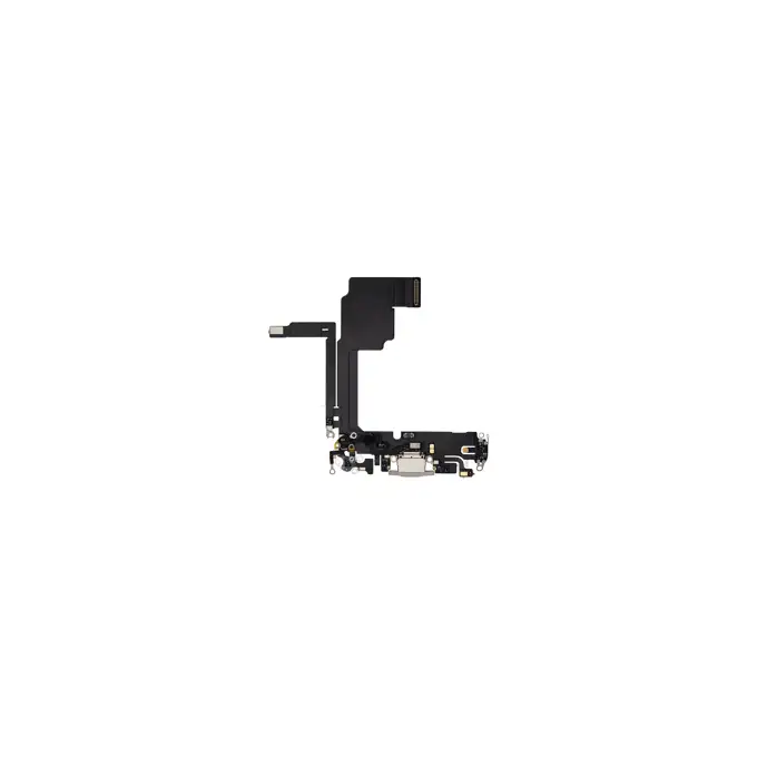 Taśma ze złączem ładowania do iPhone 15 Pro - White Titanium