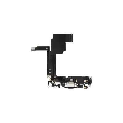 Taśma ze złączem ładowania do iPhone 15 Pro - czarna
