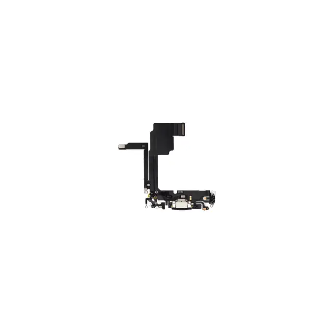 Taśma ze złączem ładowania do iPhone 15 Pro - czarna