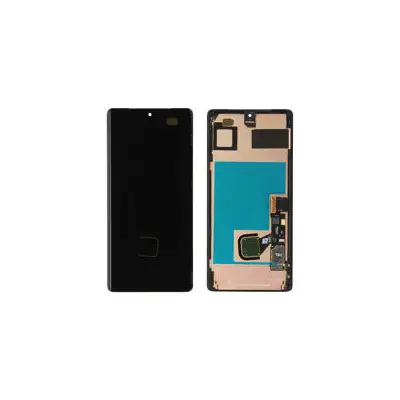 Wyświetlacz (Orginalny/Refabrykowany)  z ramką do Google Pixel 7 - czarny