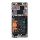 Wyświetlacz + bateria do Huawei Mate 50 Pro / Mate 50 - różowy
