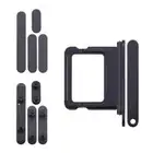 Zestaw przycisków + szufladka karty sim do iPhone 16 Plus - czarny