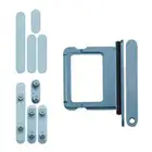 Zestaw przycisków + szufladka karty sim do iPhone 16 - zielony