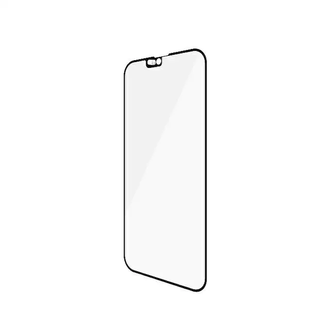 Szkło ochronne E2E Microfracture z CamSlider i Swarovski do iPhone 13 / 13 Pro PanzerGlass, Case Friendly, antybakteryjne, czarne