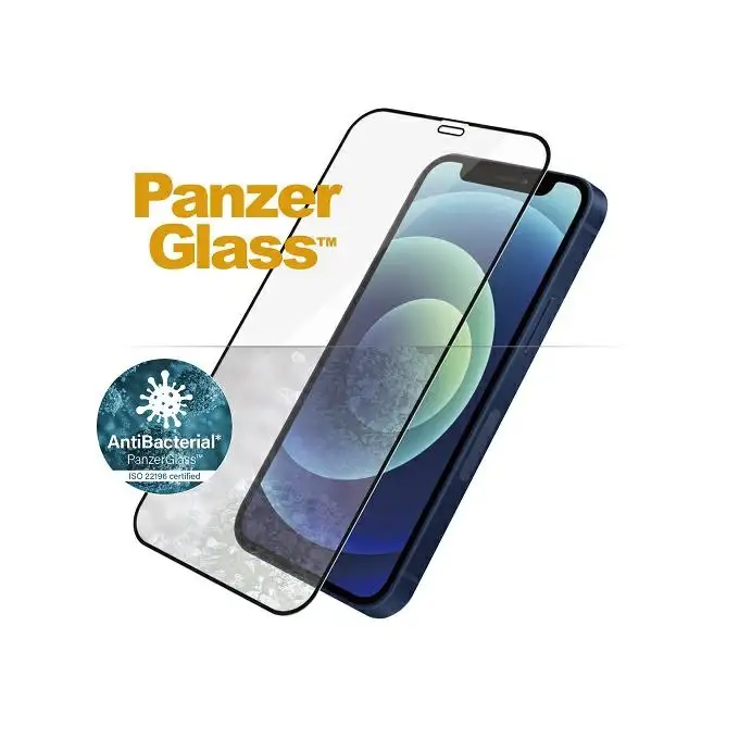 Szkło ochronne E2E Super+ do iPhone 12 Mini PanzerGlass, antybakteryjne MicroFracture
