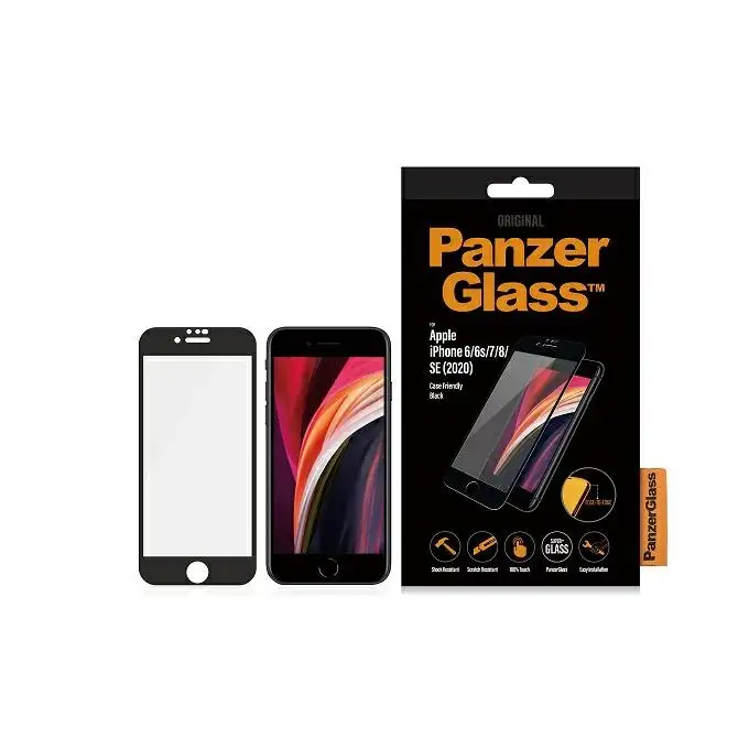 Szkło ochronne E2E Super+ do iPhone 6 / 6s / 7 / 8 / SE 2020 / SE 2022 PanzerGlass